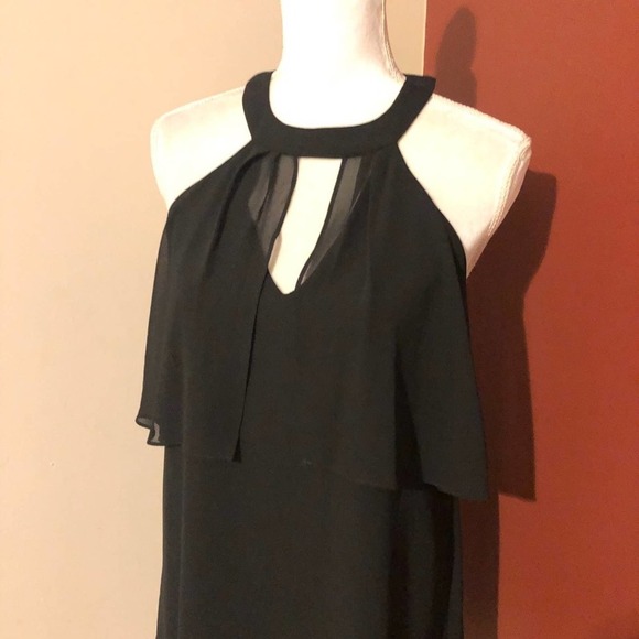 BCBGeneration Mock Neck Ruffle Dress - Picture 3 of 7